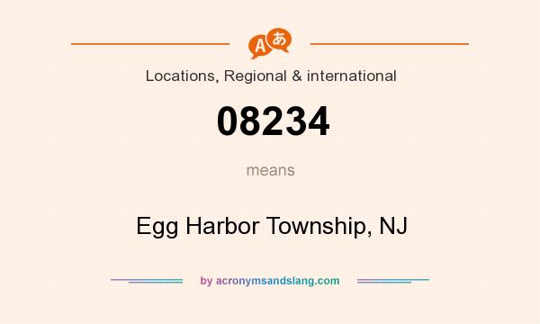 What does 08234 mean? It stands for Egg Harbor Township, NJ