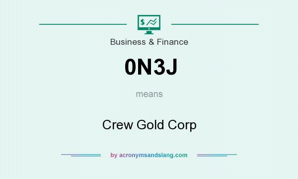 What does 0N3J mean? It stands for Crew Gold Corp