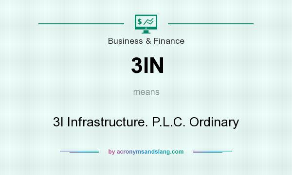 What does 3IN mean? It stands for 3I Infrastructure. P.L.C. Ordinary