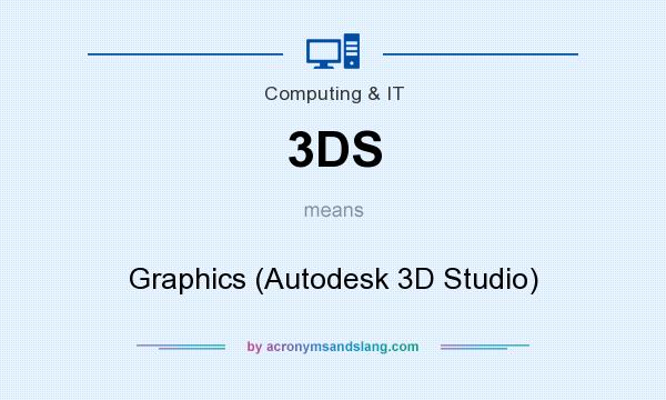 What does 3DS mean? It stands for Graphics (Autodesk 3D Studio)