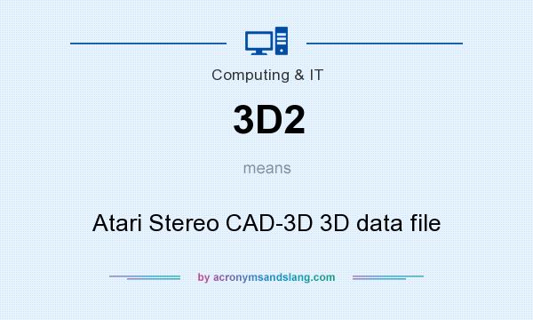 What does 3D2 mean? It stands for Atari Stereo CAD-3D 3D data file