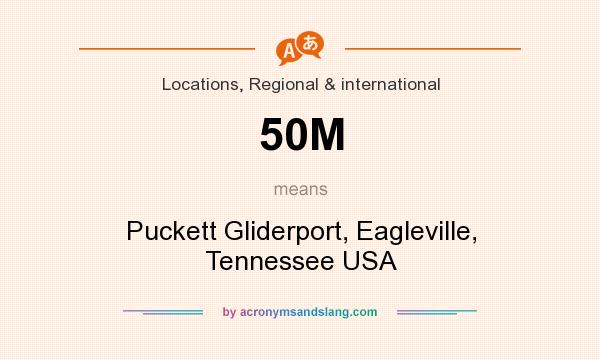 What does 50M mean? It stands for Puckett Gliderport, Eagleville, Tennessee USA