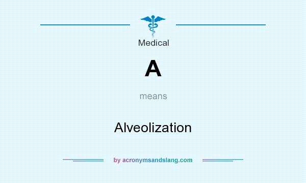 What does A mean? It stands for Alveolization