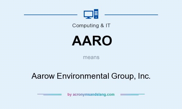 What does AARO mean? It stands for Aarow Environmental Group, Inc.