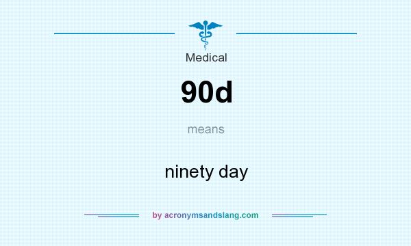 What does 90d mean? It stands for ninety day