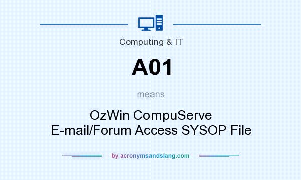 What does A01 mean? It stands for OzWin CompuServe E-mail/Forum Access SYSOP File