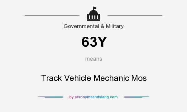 What does 63Y mean? It stands for Track Vehicle Mechanic Mos