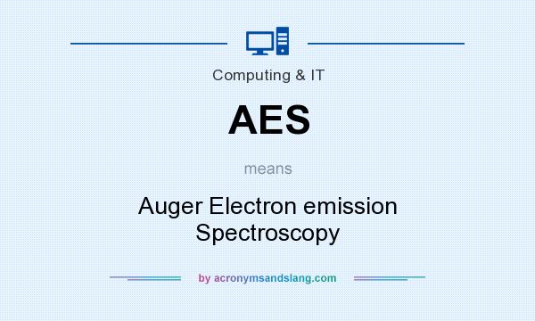 What does AES mean? It stands for Auger Electron emission Spectroscopy