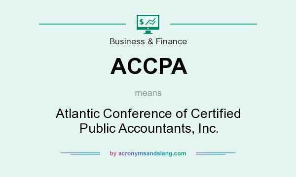 What does ACCPA mean? It stands for Atlantic Conference of Certified Public Accountants, Inc.