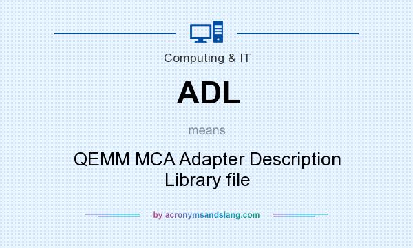 What does ADL mean? It stands for QEMM MCA Adapter Description Library file