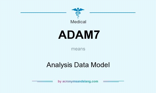 What does ADAM7 mean? It stands for Analysis Data Model