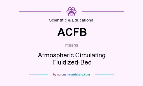 What does ACFB mean? It stands for Atmospheric Circulating Fluidized-Bed
