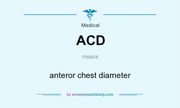 What does ACD mean? It stands for anteror chest diameter