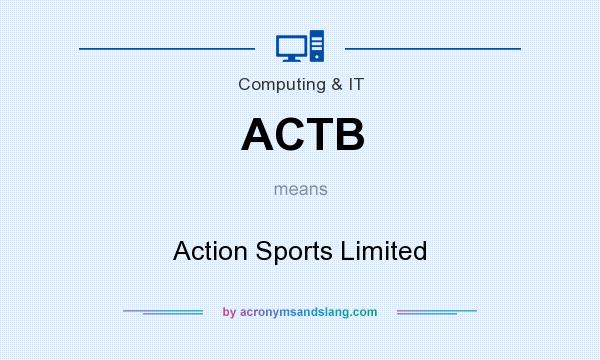 What does ACTB mean? It stands for Action Sports Limited