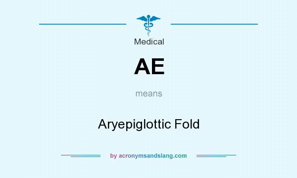 What does AE mean? It stands for Aryepiglottic Fold