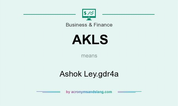 What does AKLS mean? It stands for Ashok Ley.gdr4a
