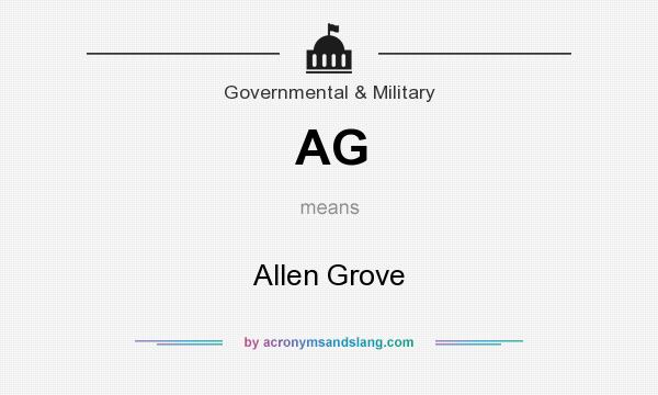 What does AG mean? It stands for Allen Grove