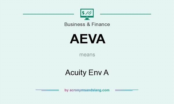 What does AEVA mean? It stands for Acuity Env A