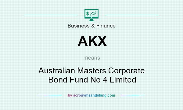 What does AKX mean? It stands for Australian Masters Corporate Bond Fund No 4 Limited