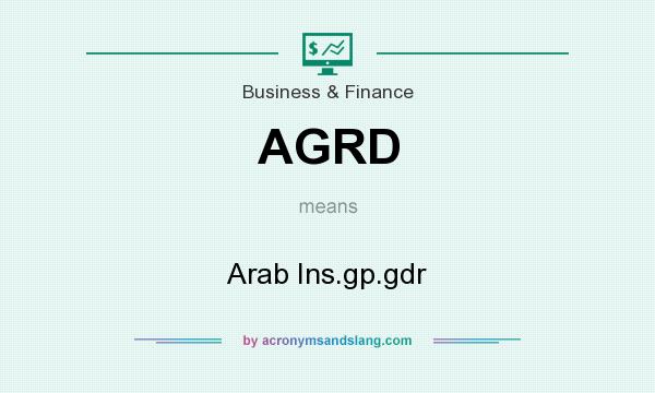 What does AGRD mean? It stands for Arab Ins.gp.gdr