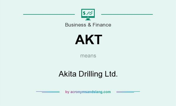 What does AKT mean? It stands for Akita Drilling Ltd.