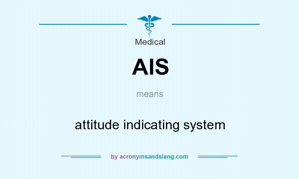 What does AIS mean? It stands for attitude indicating system