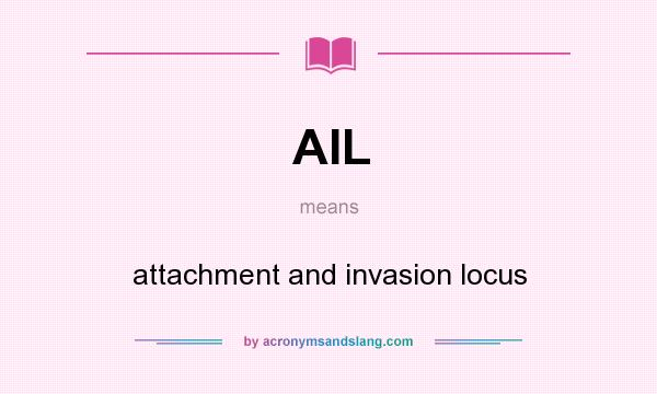 What does AIL mean? It stands for attachment and invasion locus