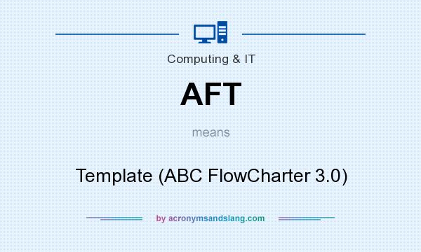 What does AFT mean? It stands for Template (ABC FlowCharter 3.0)