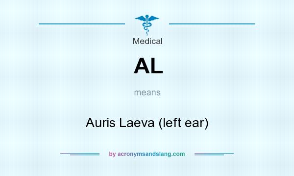 What does AL mean? It stands for Auris Laeva (left ear)