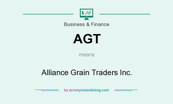 What does AGT mean? It stands for Alliance Grain Traders Inc.