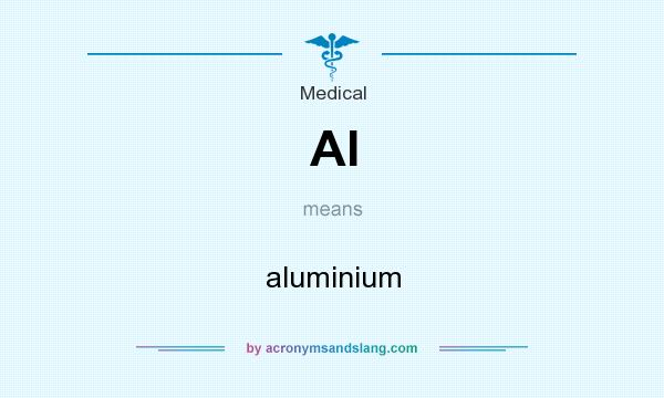 What does AI mean? It stands for aluminium