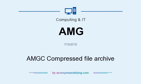 What does AMG mean? It stands for AMGC Compressed file archive