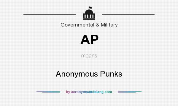 What does AP mean? It stands for Anonymous Punks
