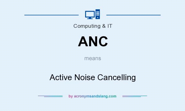 What does ANC mean? It stands for Active Noise Cancelling