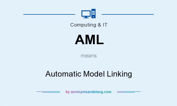 What does AML mean? It stands for Automatic Model Linking