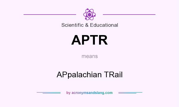 What does APTR mean? It stands for APpalachian TRail