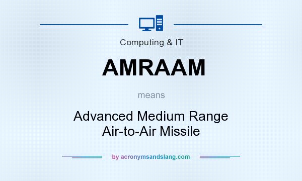 What does AMRAAM mean? It stands for Advanced Medium Range Air-to-Air Missile