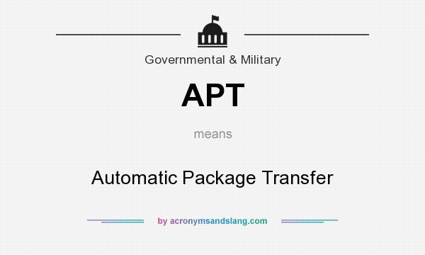 What does APT mean? It stands for Automatic Package Transfer