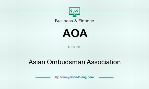 What does AOA mean? It stands for Asian Ombudsman Association