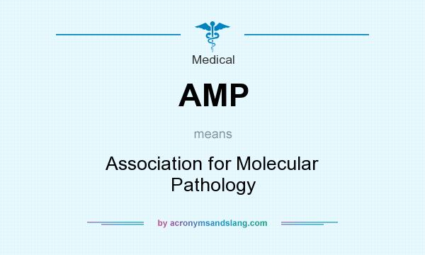 What does AMP mean? It stands for Association for Molecular Pathology