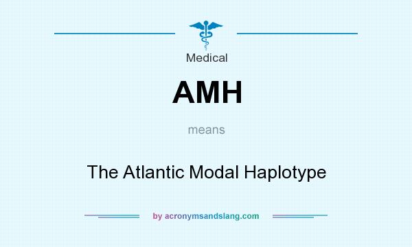 What does AMH mean? It stands for The Atlantic Modal Haplotype