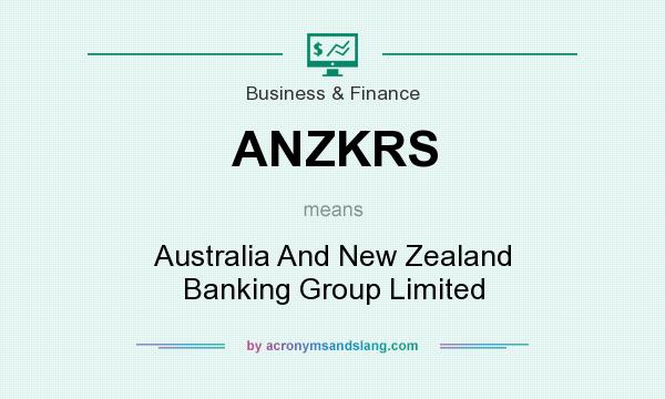 What does ANZKRS mean? It stands for Australia And New Zealand Banking Group Limited