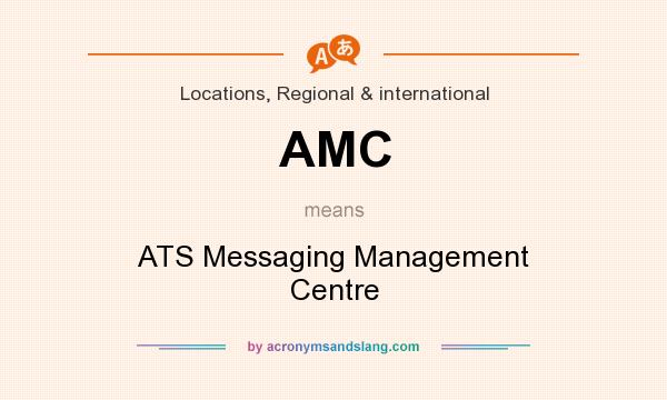 What does AMC mean? It stands for ATS Messaging Management Centre