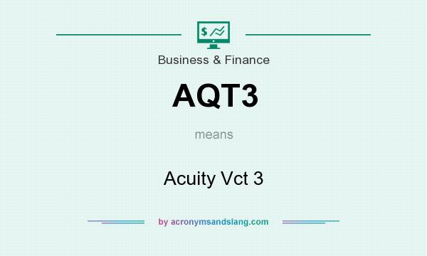 What does AQT3 mean? It stands for Acuity Vct 3
