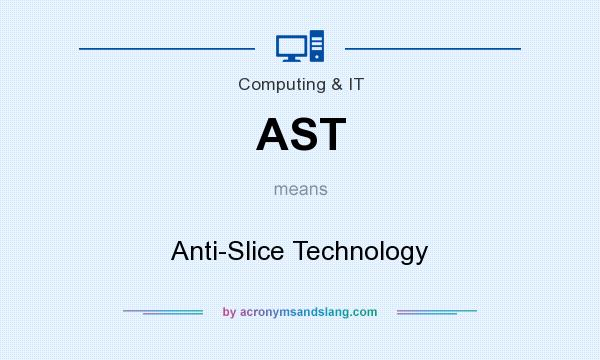 What does AST mean? It stands for Anti-Slice Technology