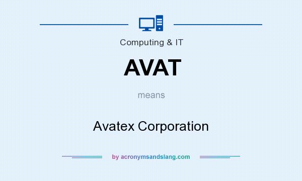 What does AVAT mean? It stands for Avatex Corporation