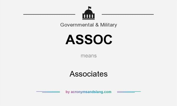 What does ASSOC mean? It stands for Associates