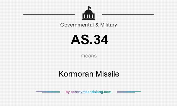 What does AS.34 mean? It stands for Kormoran Missile