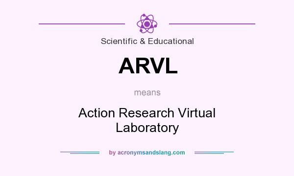 What does ARVL mean? It stands for Action Research Virtual Laboratory