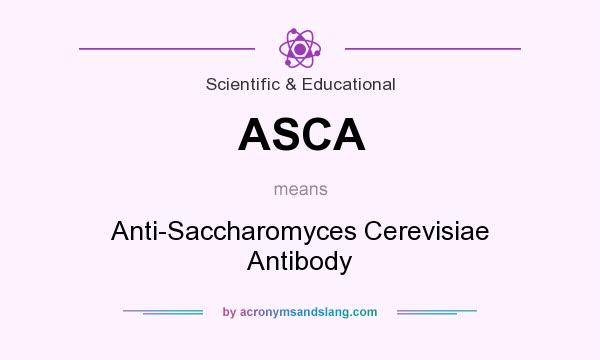 What does ASCA mean? It stands for Anti-Saccharomyces Cerevisiae Antibody